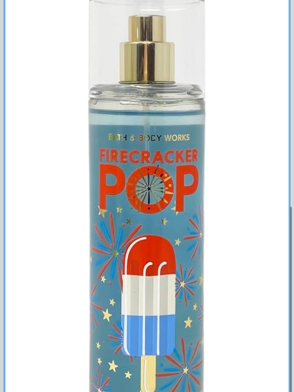 Bath & Body Works Firecracker Pop Fragrance Mist - Blue/Red